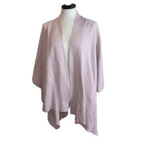 Lululemon Womens Kimono One Size Pink Dream Weaver Wrap Smoky Knit Casual